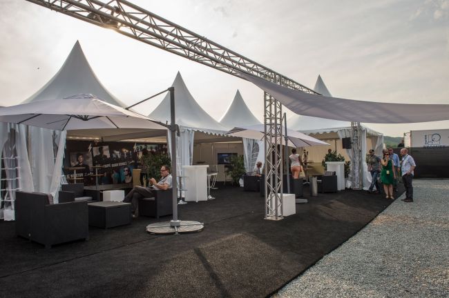 Tentes VIP a Rouen pour le festival